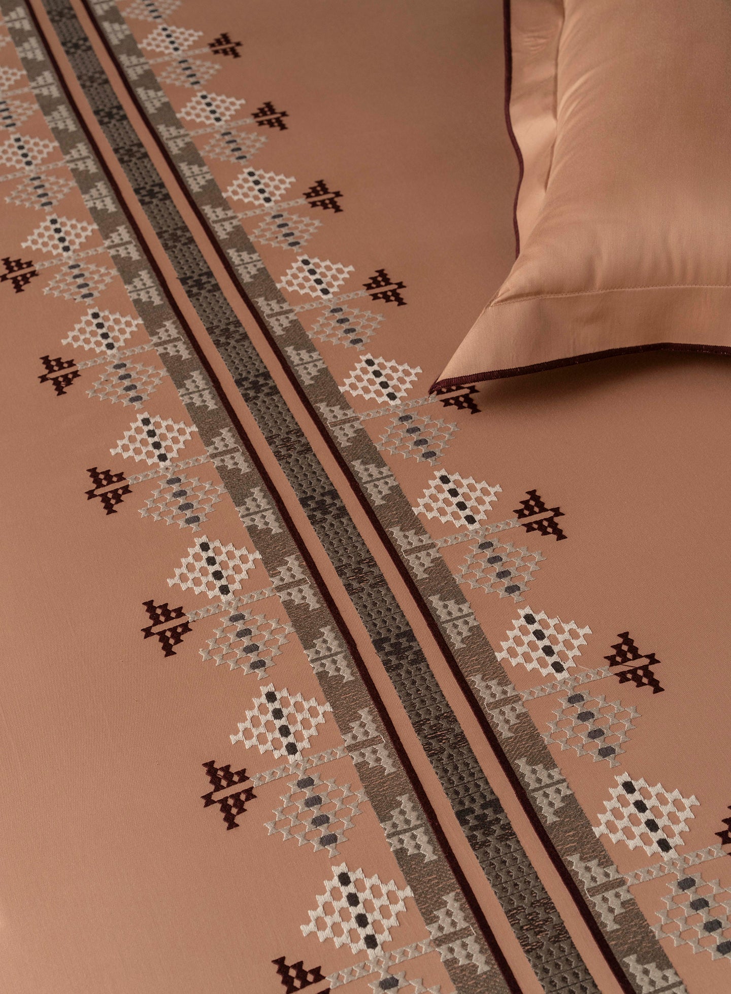 EVARIS-BROWN SUGAR KING BED SHEET SET