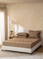 FAIRMONT-MOCHA KING BED SHEET SET