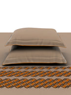 TRELLIS-COBBLESTONE KING BED SHEET SET