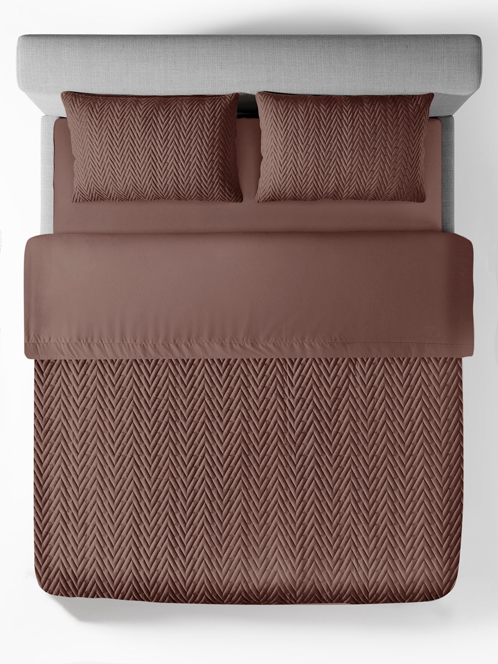 CASCADE-FUDGESICKLE DOUBLE QUILTED BED SPREAD