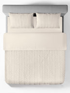CASCADE-MARSHMALLOW DOUBLE QUILTED BED SPREAD