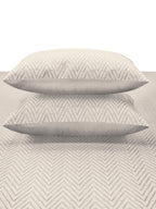 CASCADE-MARSHMALLOW DOUBLE QUILTED BED SPREAD
