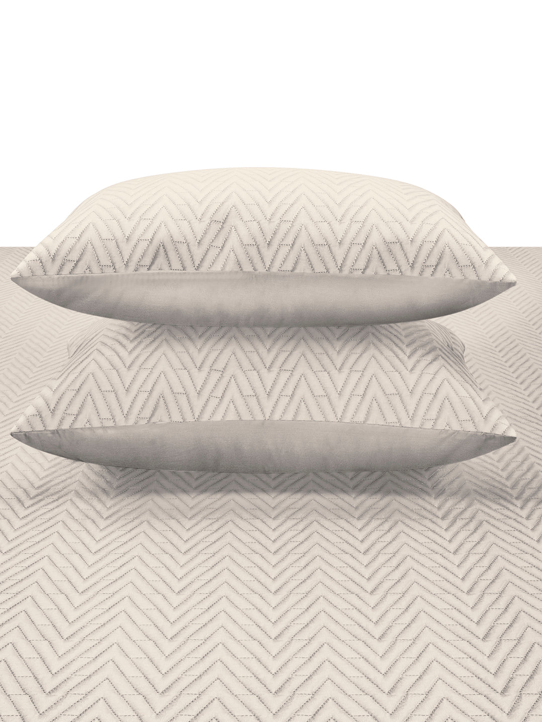 CASCADE-MARSHMALLOW DOUBLE QUILTED BED SPREAD