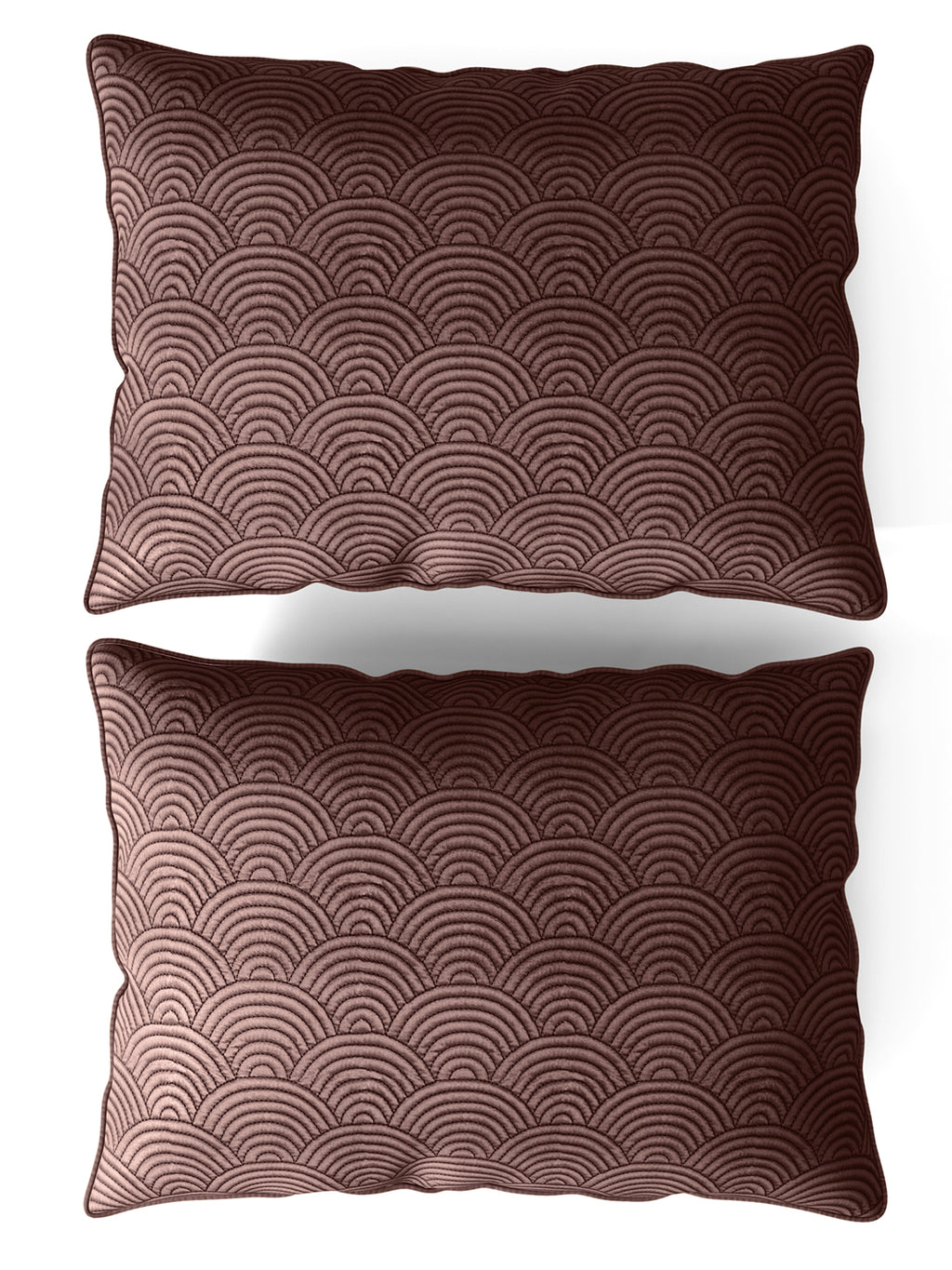 SCALLOP-FUDGESICKLE DOUBLE QUILTED BED SPREAD
