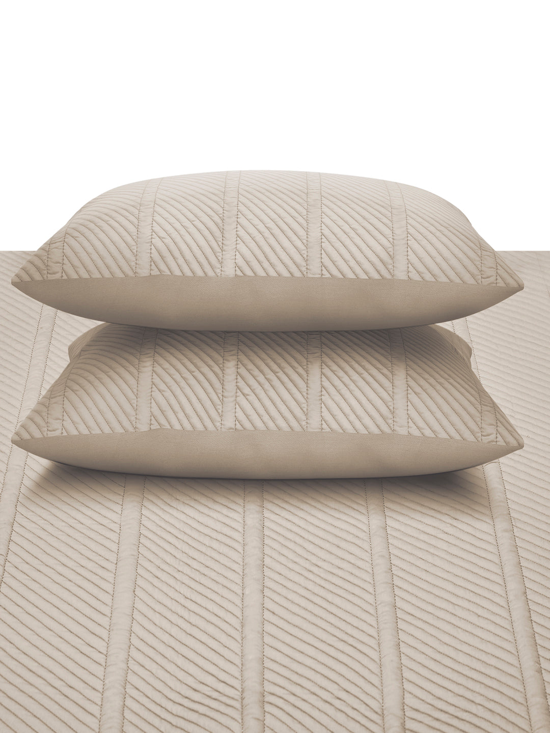 VORTEX-LINEN DOUBLE QUILTED BED SPREAD