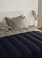 ARRAY-CAVIAR-FALCON DOUBLE COMFORTER BEDDING SET