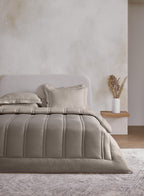 ARRAY-FALCON-PUMICE STONE DOUBLE COMFORTER BEDDING SET