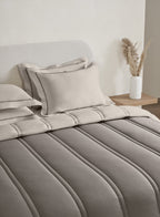 ARRAY-FALCON-PUMICE STONE DOUBLE COMFORTER BEDDING SET
