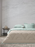 BLOOMSBURY-FLINT STONE-FALLEN ROCK DOUBLE COMFORTER BEDDING SET