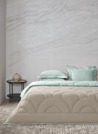 BLOOMSBURY-FLINT STONE-FALLEN ROCK DOUBLE COMFORTER BEDDING SET