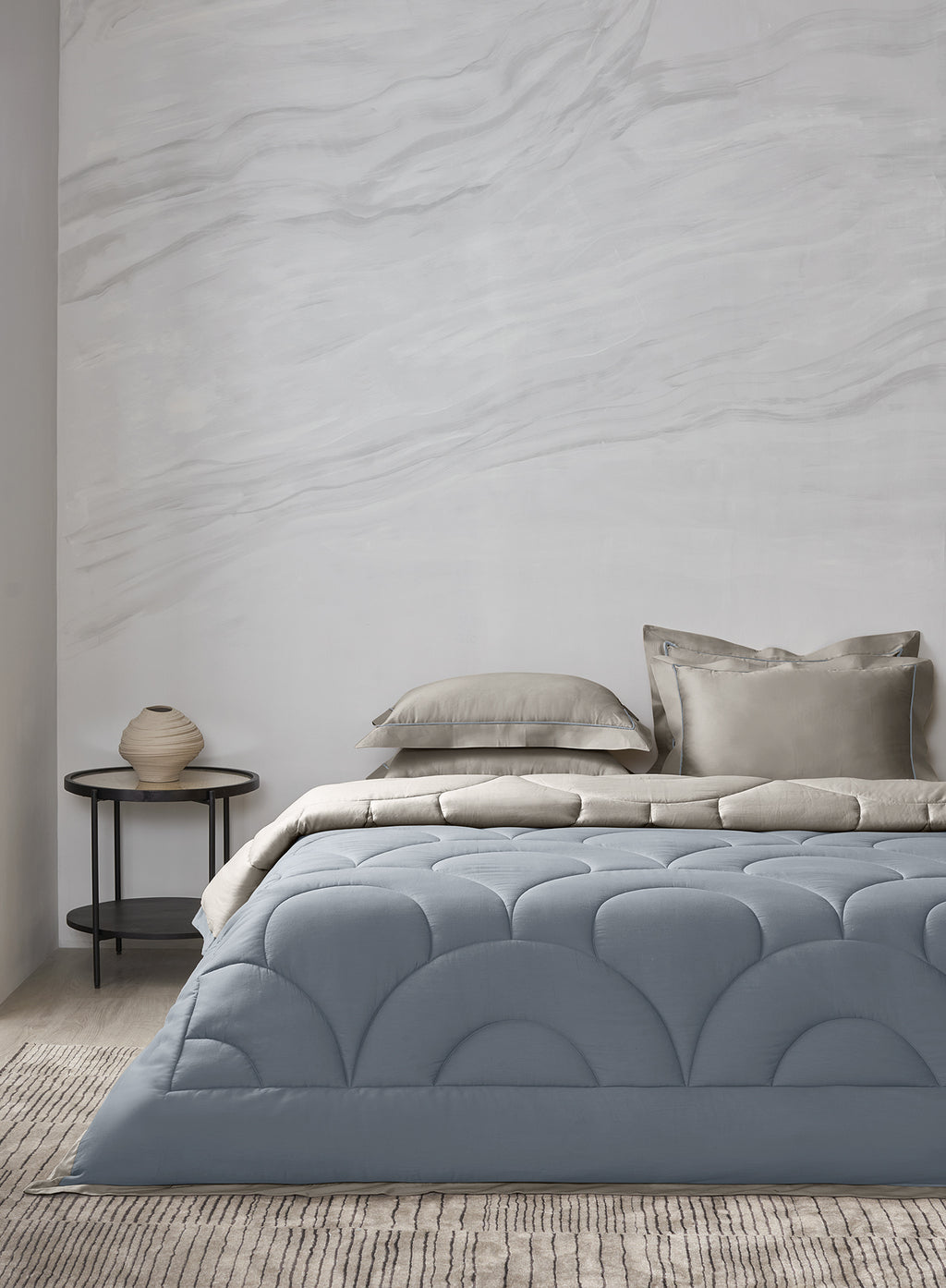 BLOOMSBURY-ISLAND FOSSIL-SURFSPRAY DOUBLE COMFORTER BEDDING SET