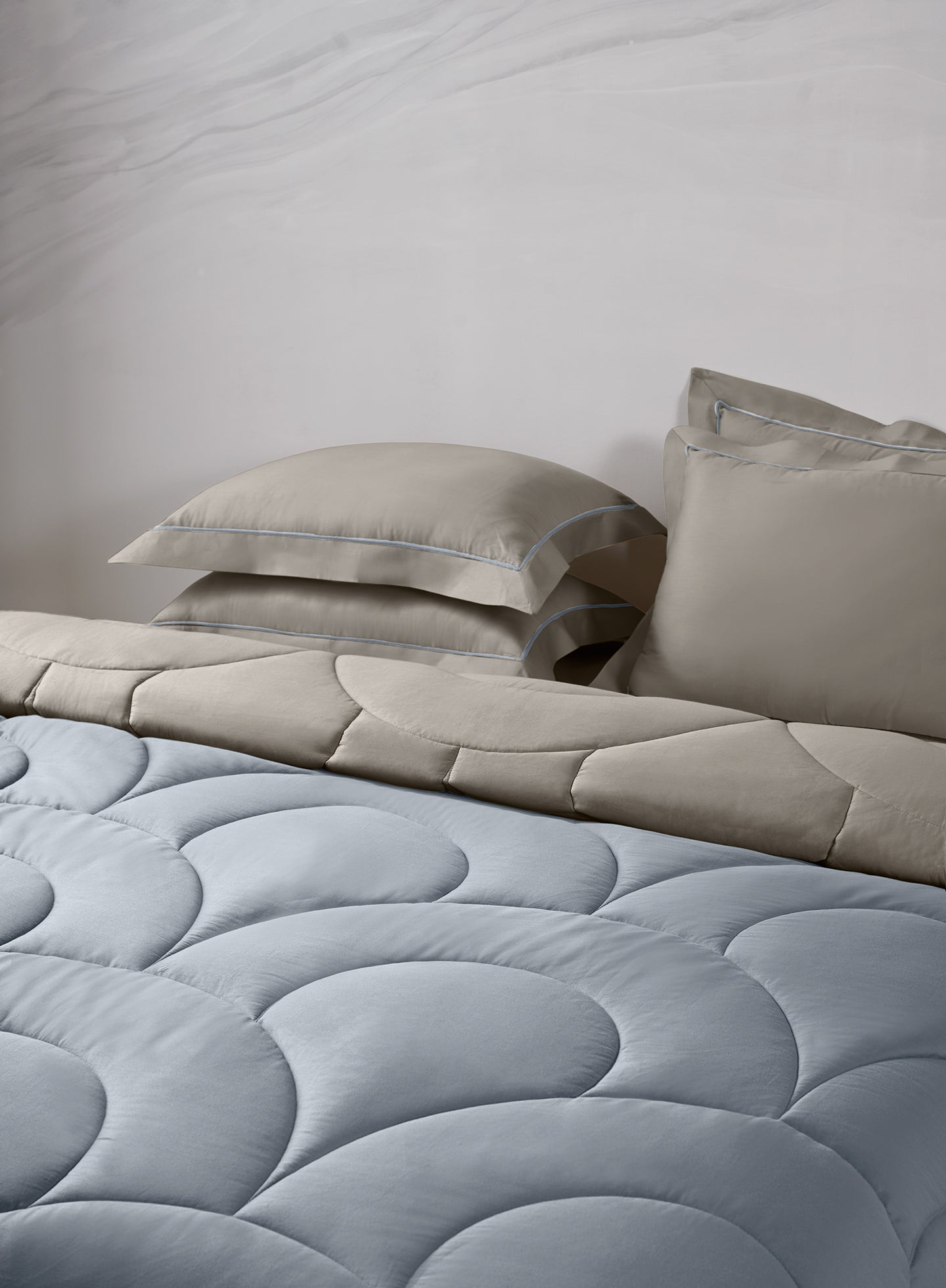 BLOOMSBURY-ISLAND FOSSIL-SURFSPRAY DOUBLE COMFORTER BEDDING SET
