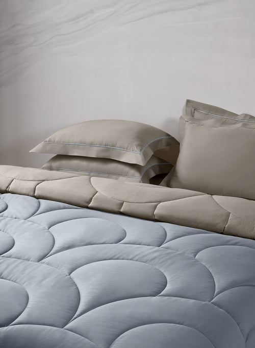 BLOOMSBURY-ISLAND FOSSIL-SURFSPRAY DOUBLE COMFORTER BEDDING SET