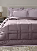 BRIQUE-LAVENDER-ELDERBERRY DOUBLE COMFORTER BEDDING SET