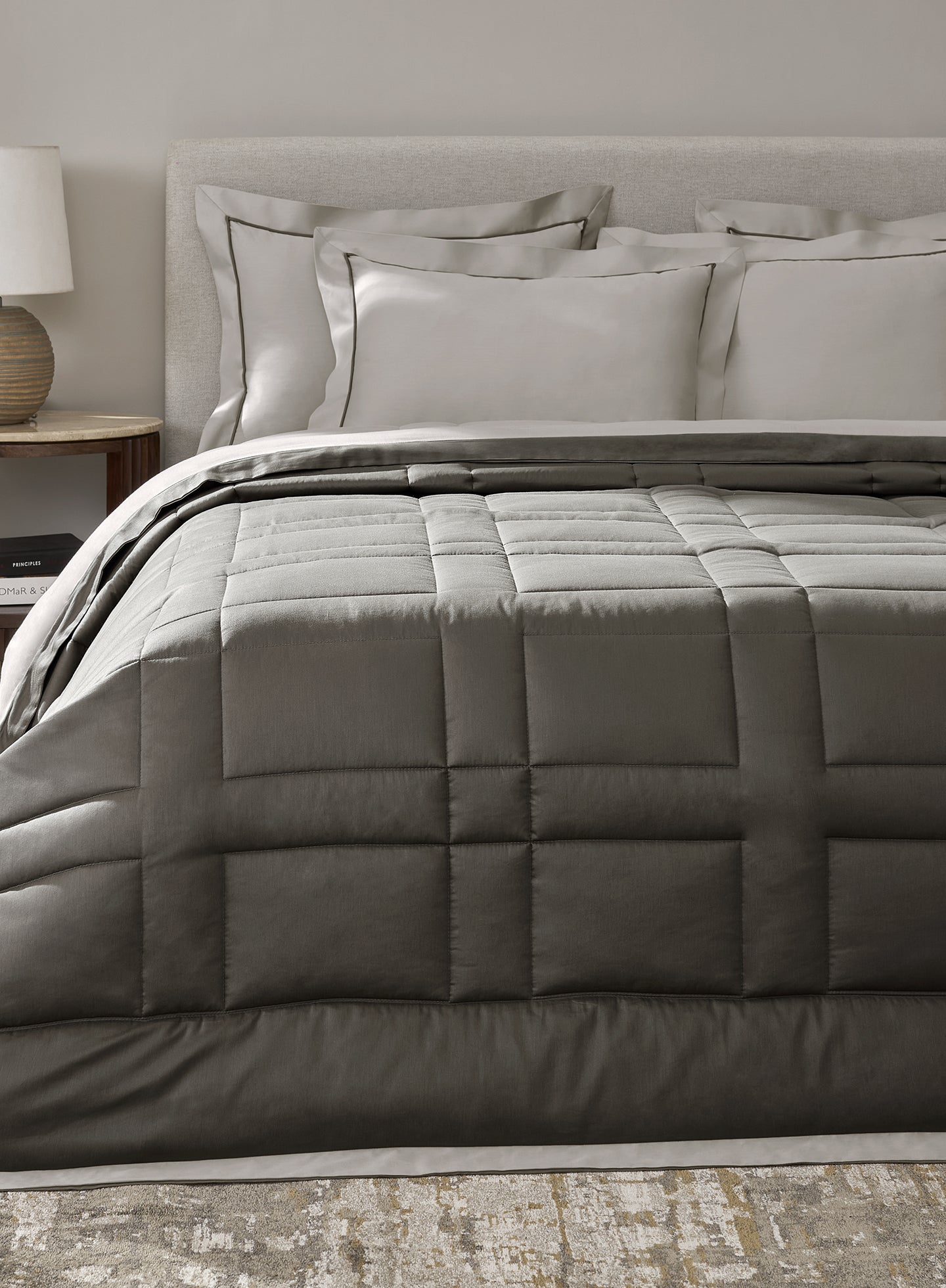 BRIQUE-STONE-CINDER DOUBLE COMFORTER
