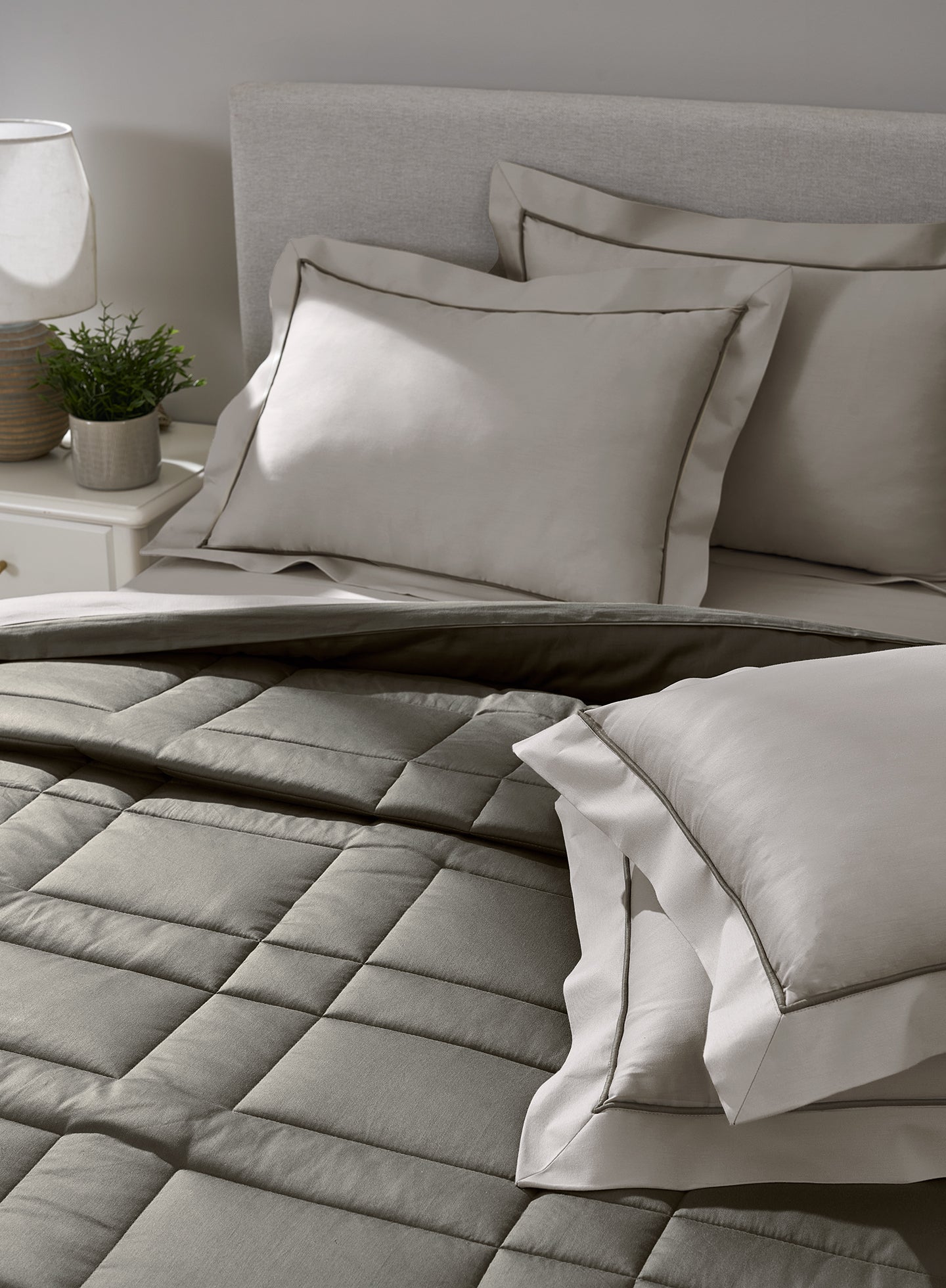 BRIQUE-STONE-CINDER DOUBLE COMFORTER