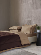 CARRIBEAN-CAPPUCCINO-COCOA DOUBLE COMFORTER BEDDING SET