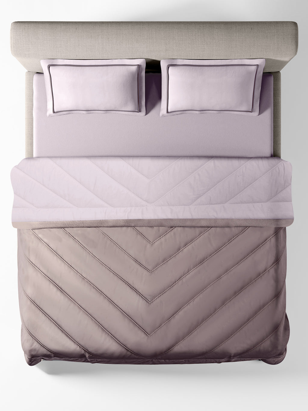 CELENE-LAVENDER-ELDERBERRY DOUBLE COMFORTER BEDDING SET