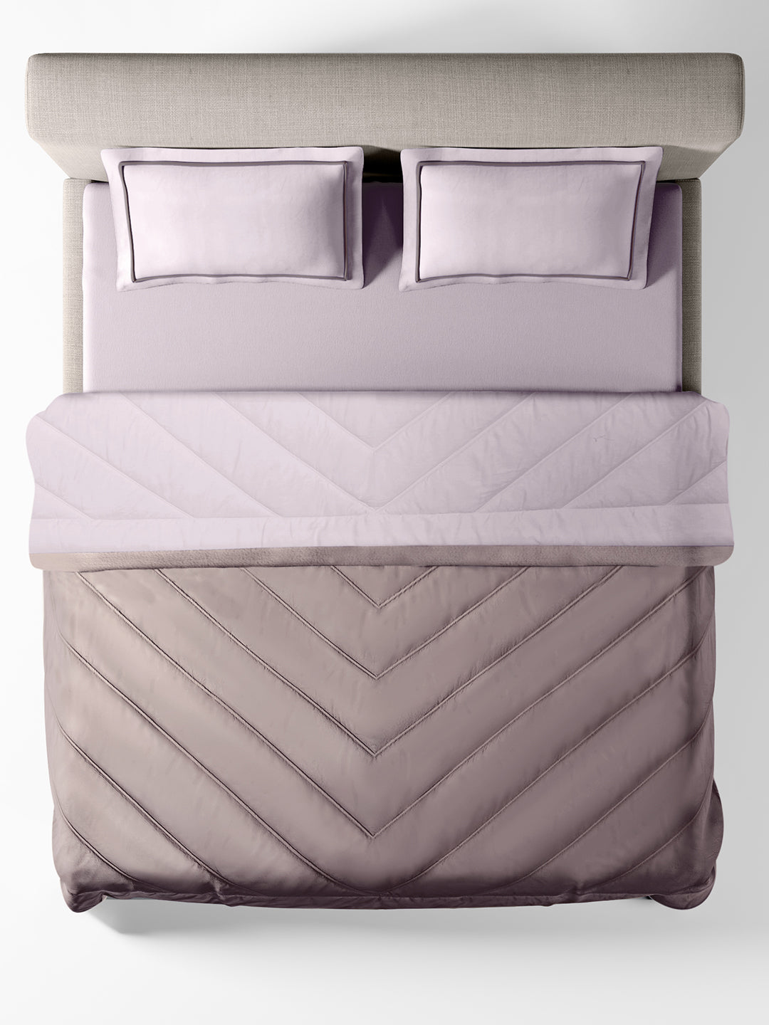 CELENE-LAVENDER-ELDERBERRY DOUBLE COMFORTER BEDDING SET