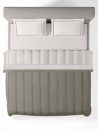 FURROW-STONE-CINDER DOUBLE COMFORTER