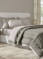 FURROW-STONE-CINDER SINGLE COMFORTER