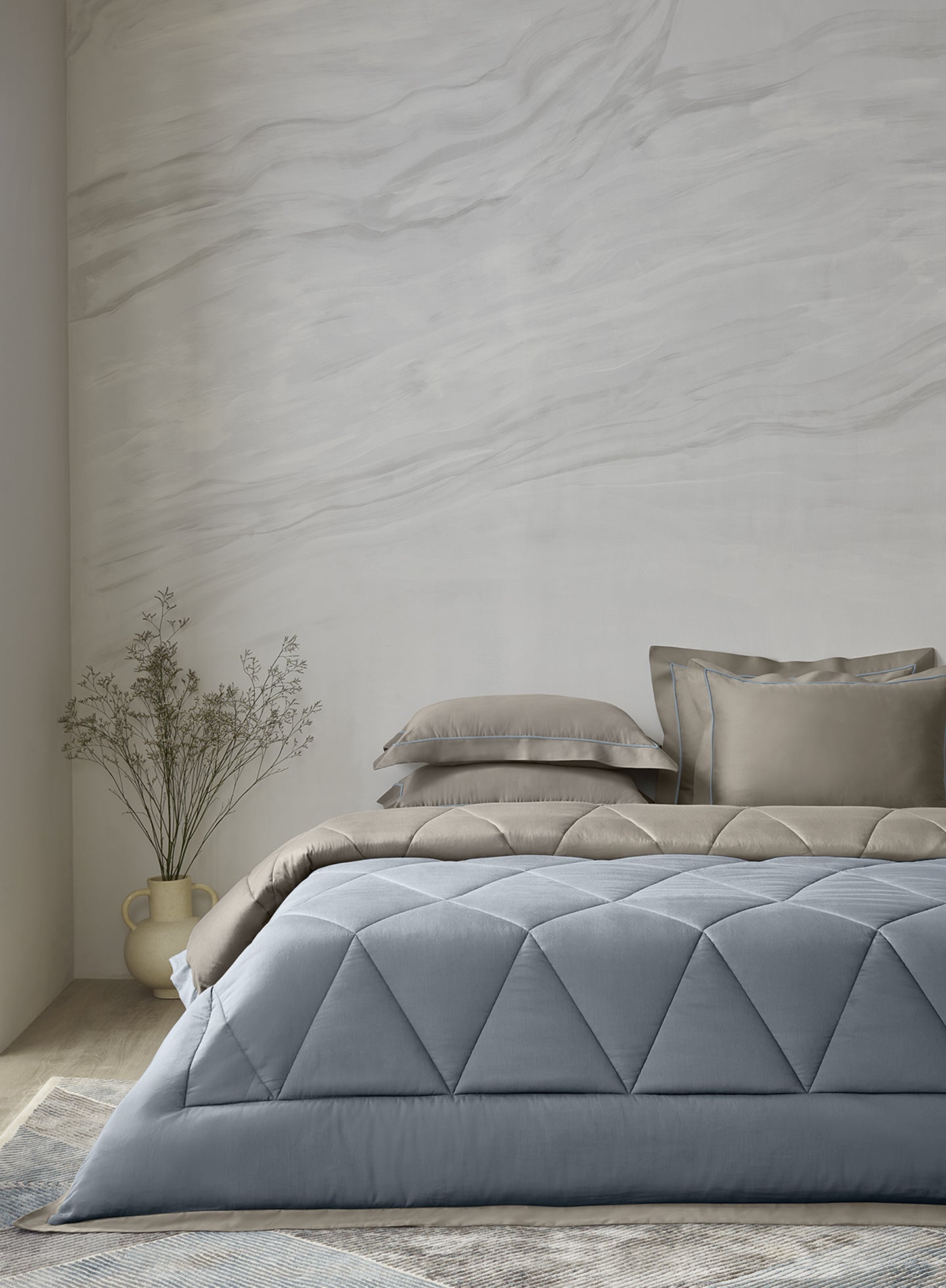 LEVANTO-ISLAND FOSSIL-SURFSPRAY DOUBLE COMFORTER BEDDING SET