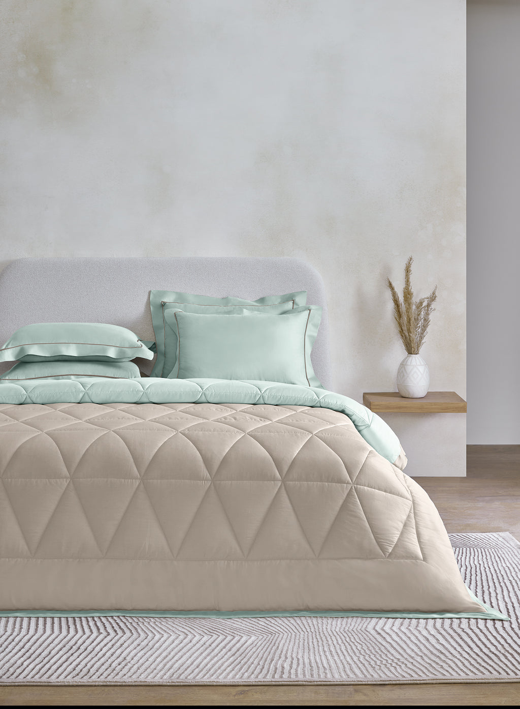 MONTAUK-FLINT STONE-FALLEN ROCK DOUBLE COMFORTER BEDDING SET