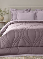 OGEE-LAVENDER-ELDERBERRY SINGLE COMFORTER