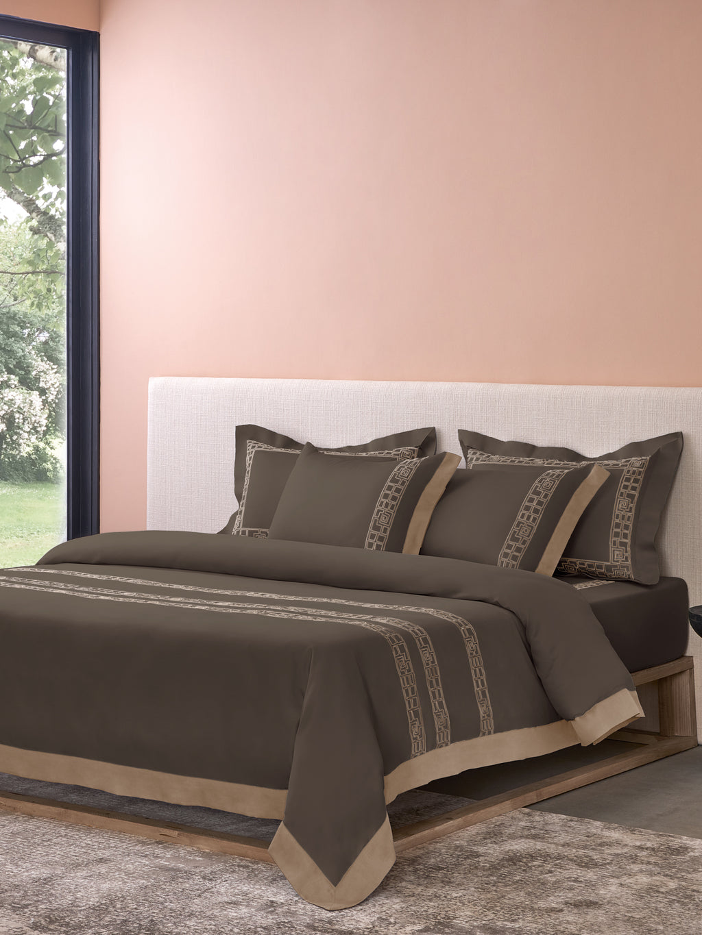 AMORIA-CHOCOLATE CHIP DOUBLE DUVET COVER SET