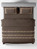 AMORIA-CHOCOLATE CHIP DOUBLE DUVET COVER SET