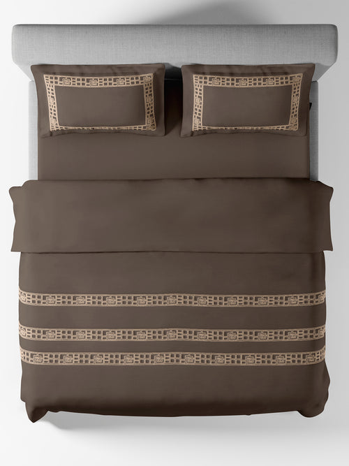 AMORIA-CHOCOLATE CHIP DOUBLE DUVET COVER SET