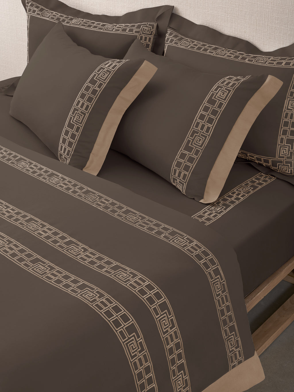 AMORIA-CHOCOLATE CHIP DOUBLE DUVET COVER SET