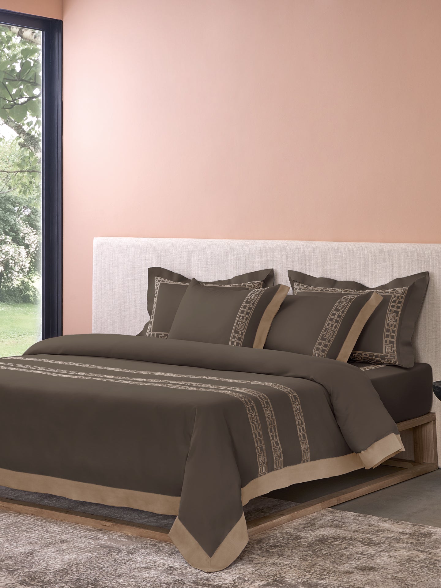 AMORIA-CHOCOLATE CHIP DOUBLE DUVET BEDDING SET