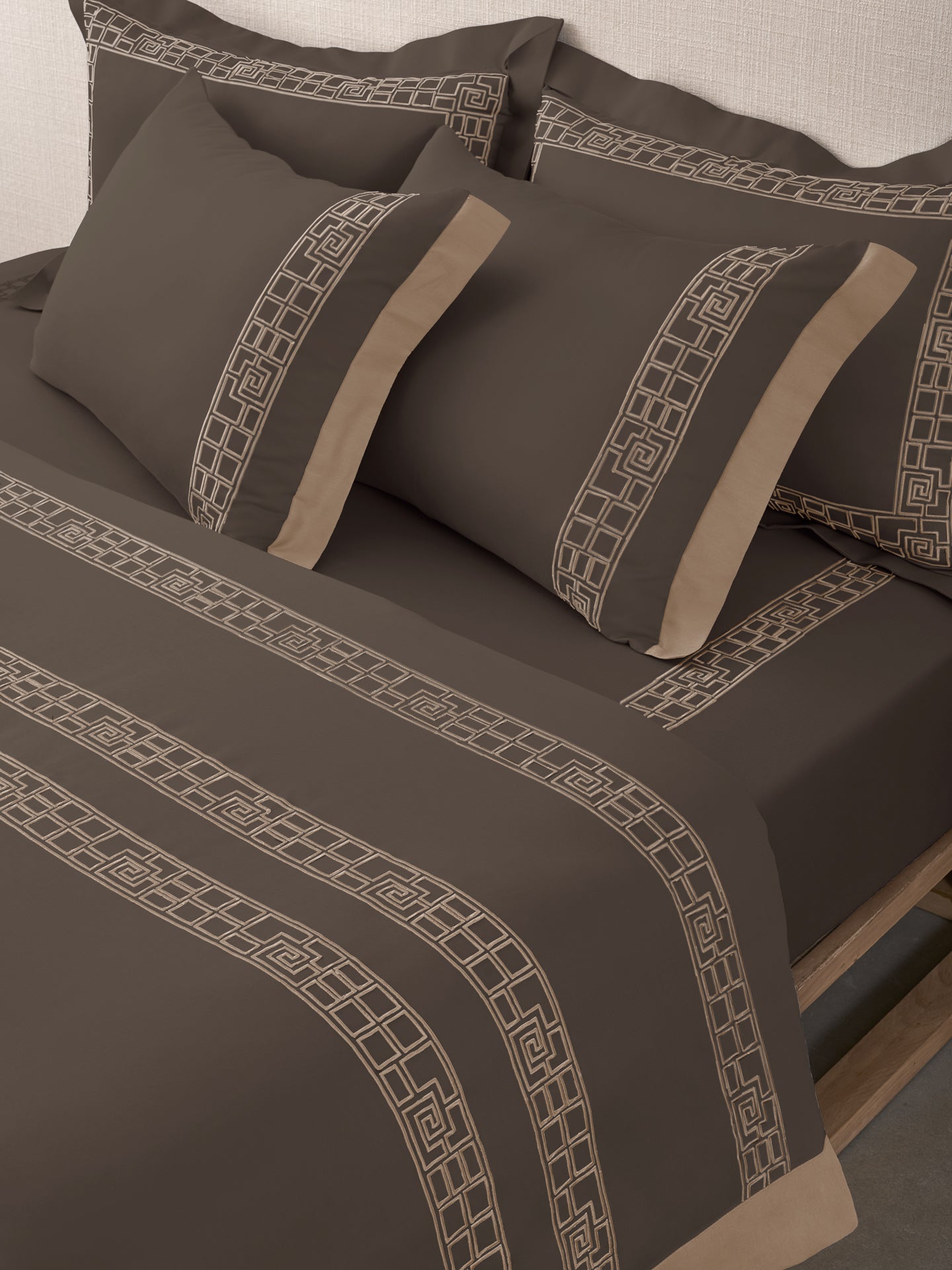 AMORIA-CHOCOLATE CHIP DOUBLE DUVET BEDDING SET