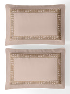 AMORIA-PEARLED IVORY DOUBLE DUVET COVER SET