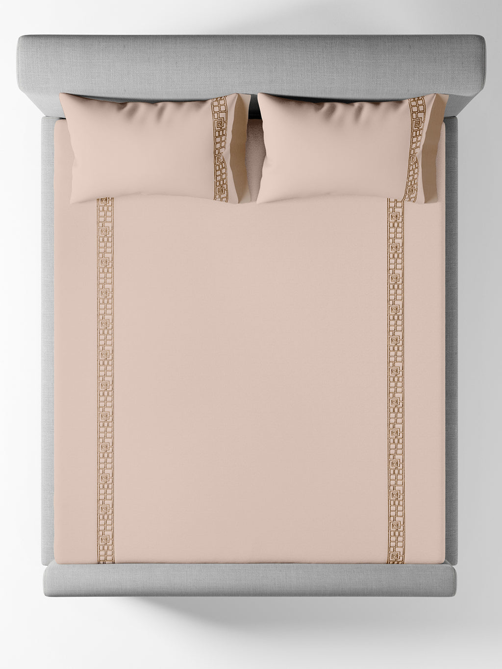 AMORIA-PEARLED IVORY DOUBLE DUVET BEDDING SET