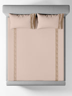 AMORIA-PEARLED IVORY DOUBLE DUVET BEDDING SET