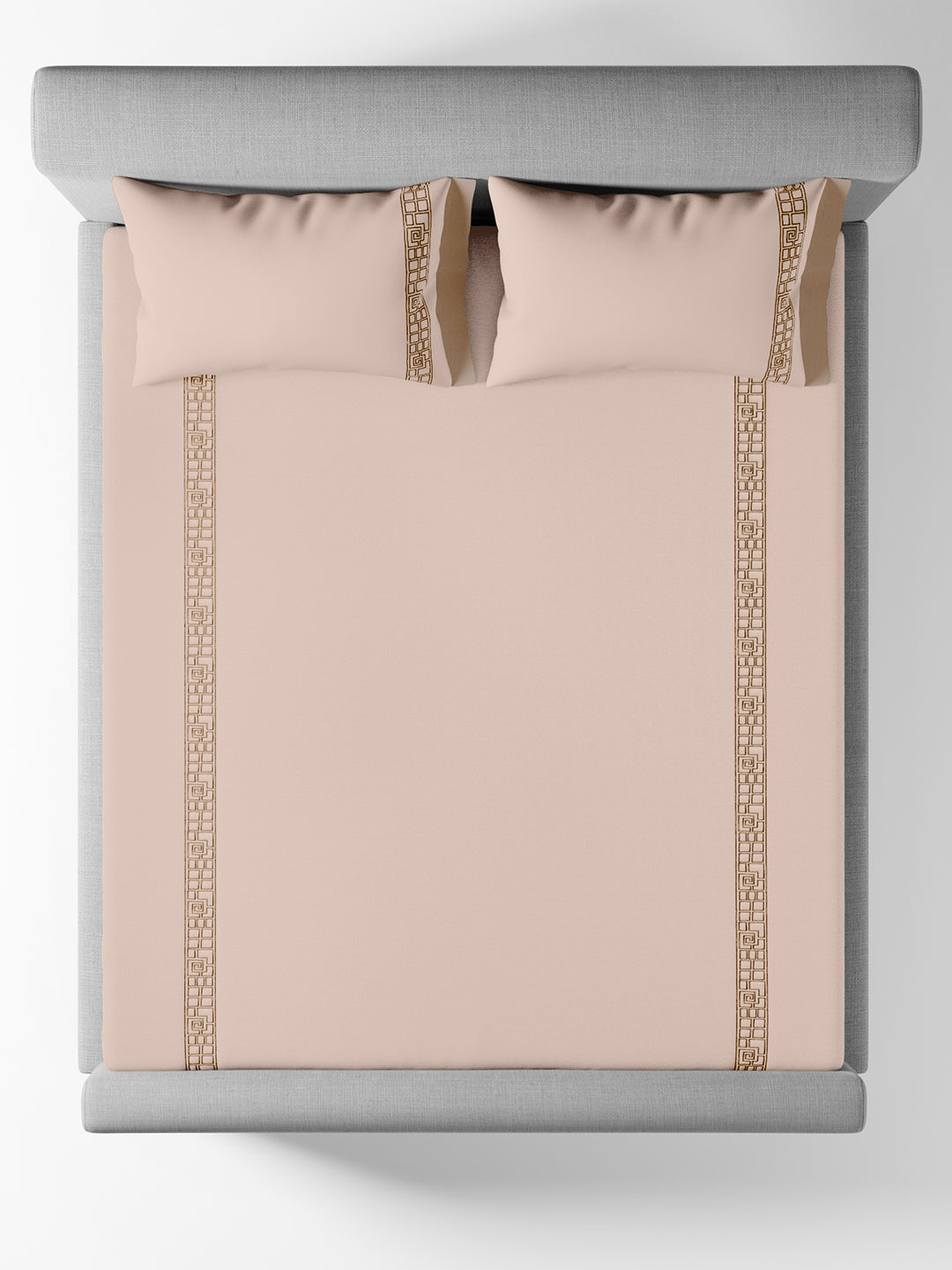 AMORIA-PEARLED IVORY DOUBLE DUVET BEDDING SET