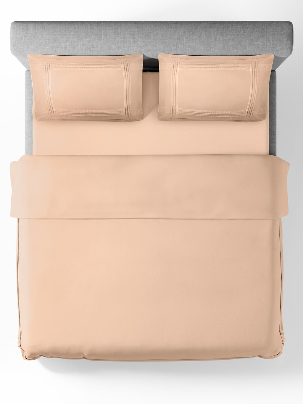 CELESTE-ALMOND DOUBLE DUVET COVER SET