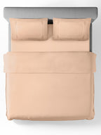 CELESTE-ALMOND DOUBLE DUVET COVER SET