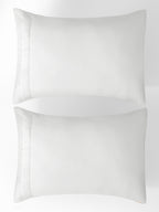CELESTE-BRIGHT WHITE KING BED SHEET SET