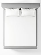 CELESTE-BRIGHT WHITE DOUBLE DUVET BEDDING SET