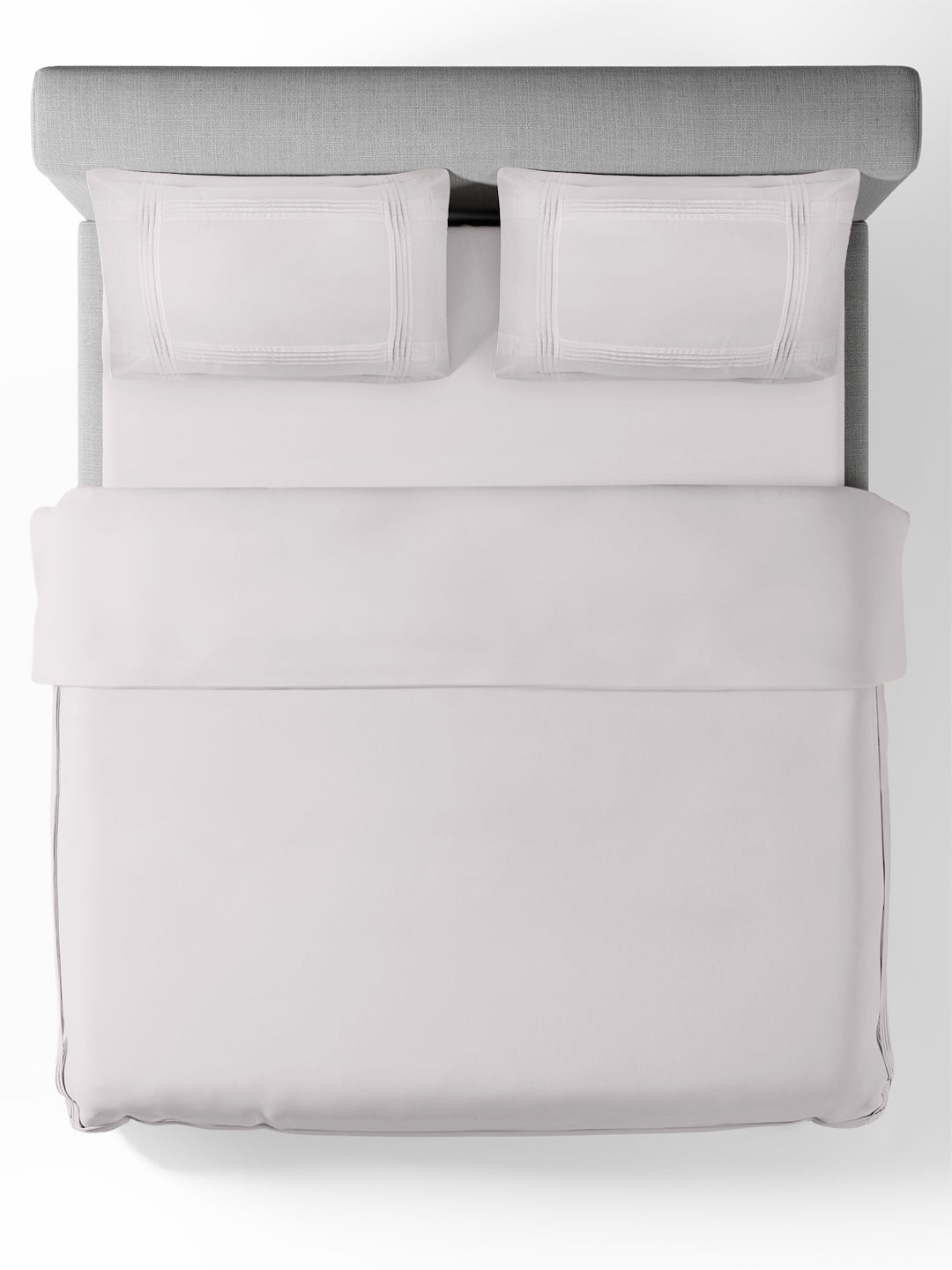 CELESTE-LIGHT SILVER DOUBLE DUVET COVER SET