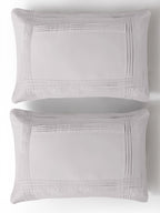 CELESTE-LIGHT SILVER DOUBLE DUVET COVER SET