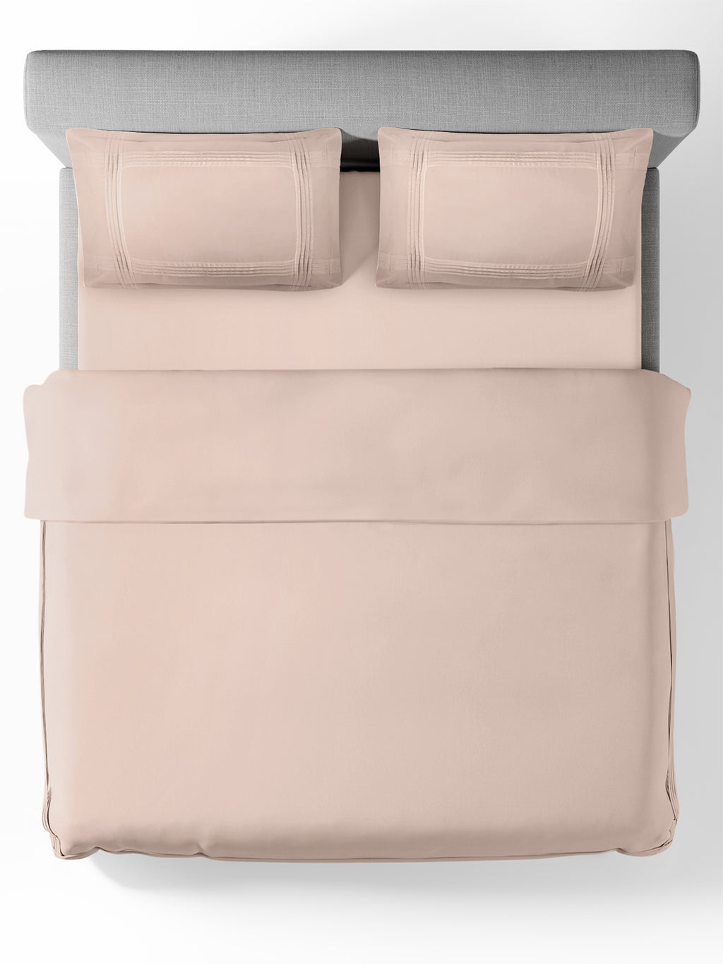 CELESTE-PEARLED IVORY DOUBLE DUVET COVER SET