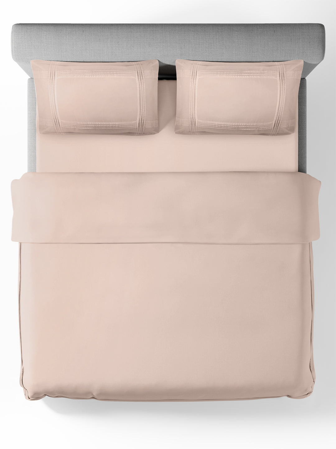 CELESTE-PEARLED IVORY DOUBLE DUVET COVER SET