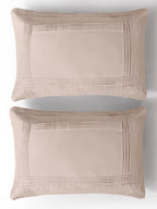 CELESTE-PEARLED IVORY DOUBLE DUVET COVER SET