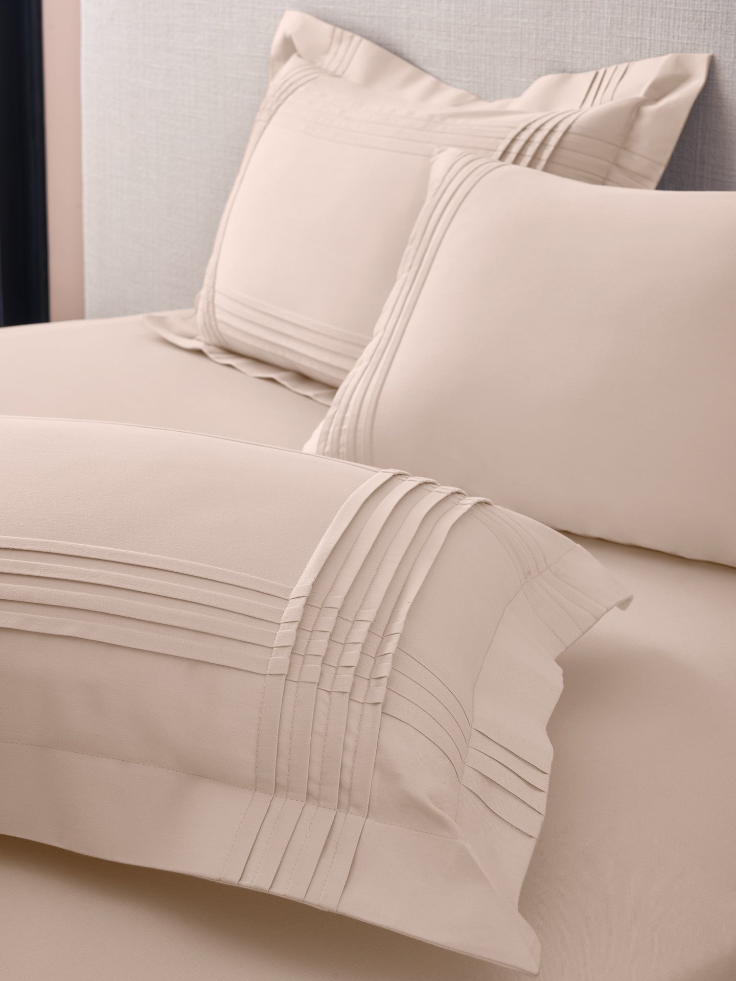 CELESTE-PEARLED IVORY DOUBLE DUVET COVER SET