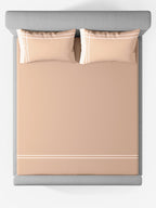 CLASSICO-ALMOND-PEARLED IVORY KING BED SHEET SET