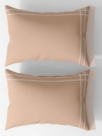 CLASSICO-ALMOND-PEARLED IVORY KING BED SHEET SET